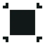 Crop SVG Icon